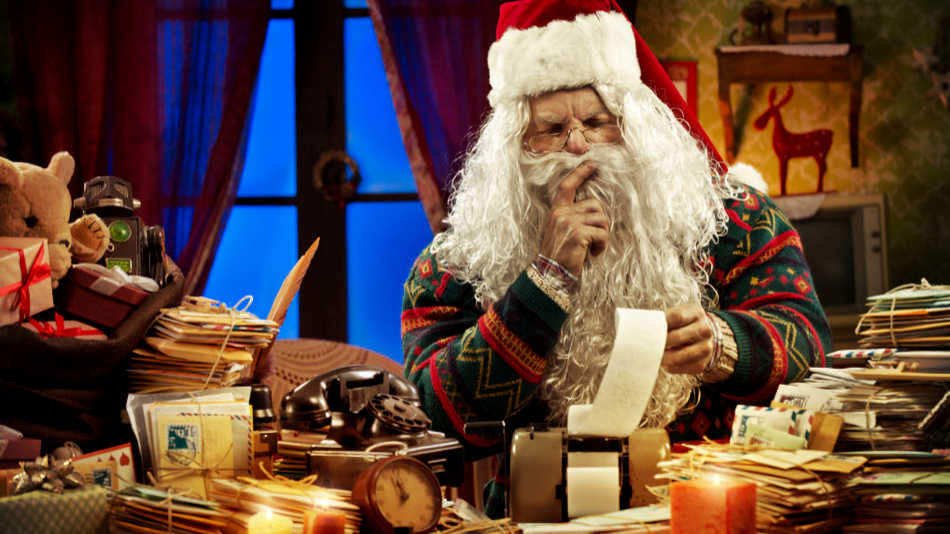 I wonder if Santa reads my blog posts to get help and advice about bookkeeping?